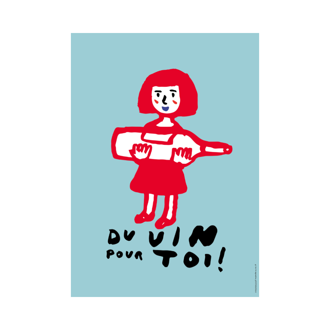 Du Vin Pour Toi Poster – Blind Corner