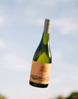 Blind Corner Organic and Biodynamic Chardonnay Aligote Natural Clean Wine Margaret River against the sky