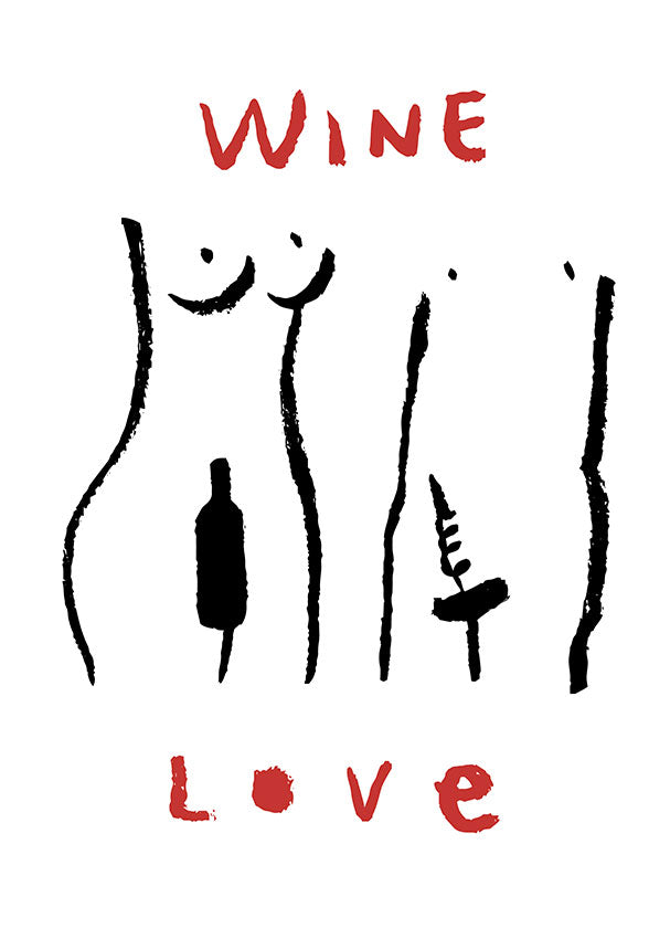 Wine Love Poster Blind Corner