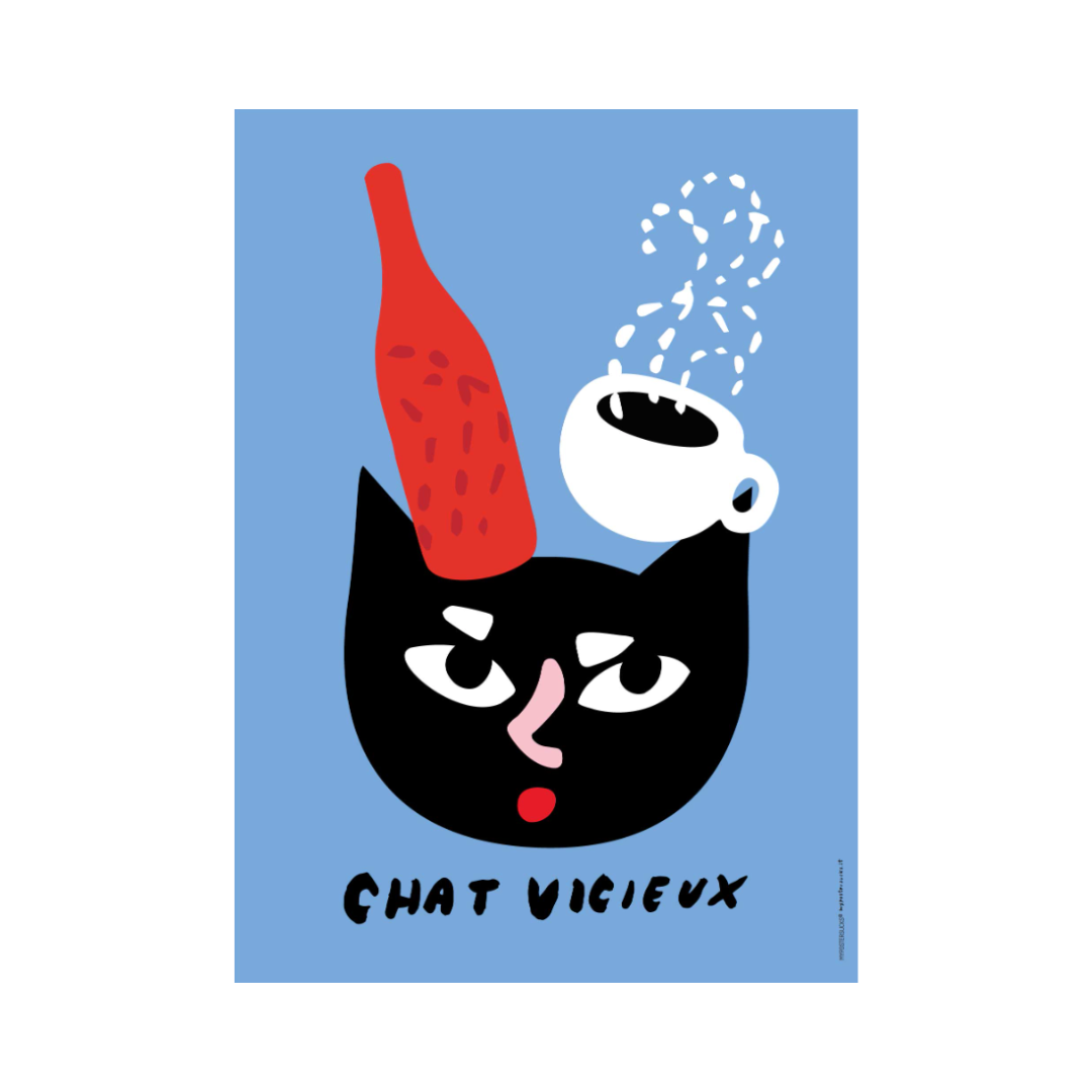 Chat Vicieux Poster