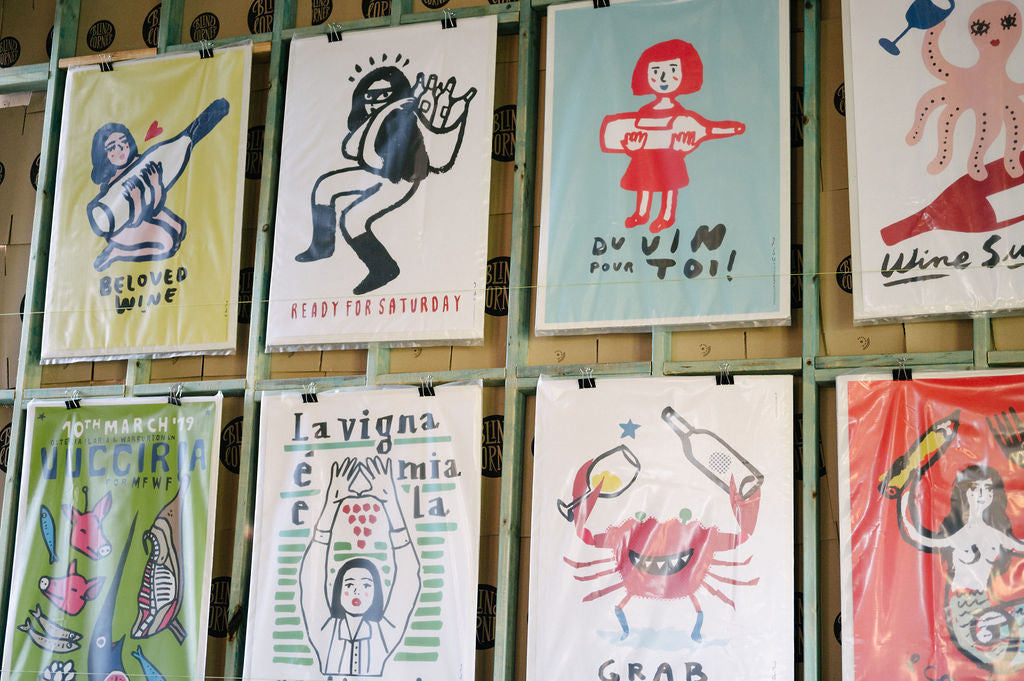 Collection of poster artworks by Italian artist Gianluca Cannizzo of My Poster Sucks