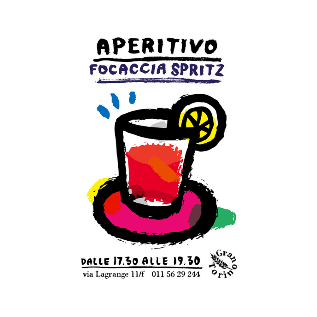 Focaccia Spritz Poster