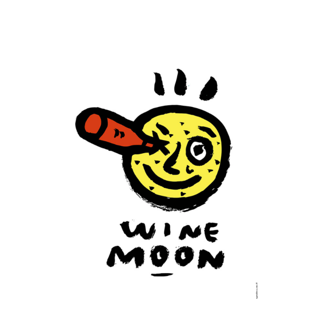 Wine Moon Poster