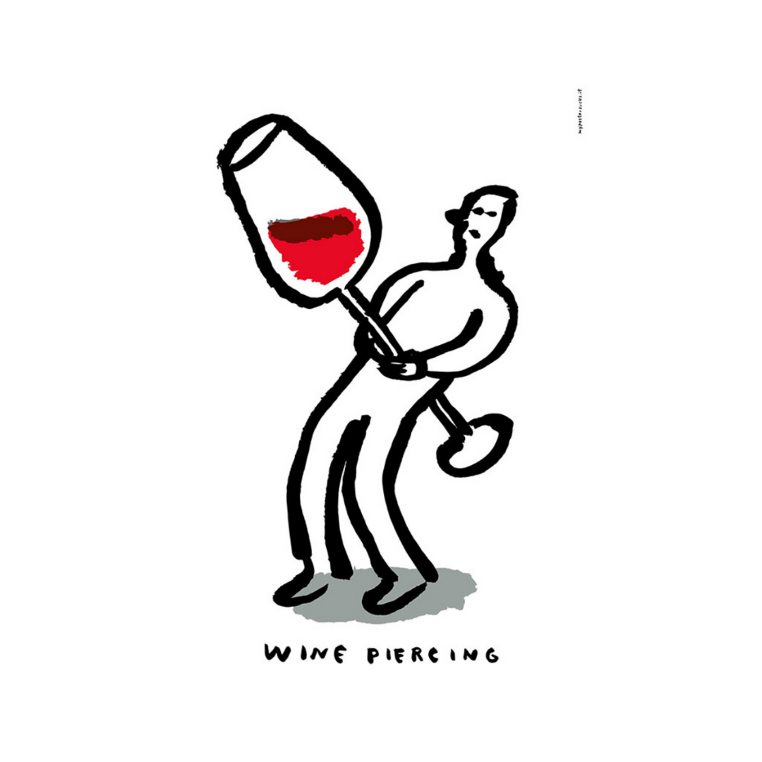 Wine Piercing Poster