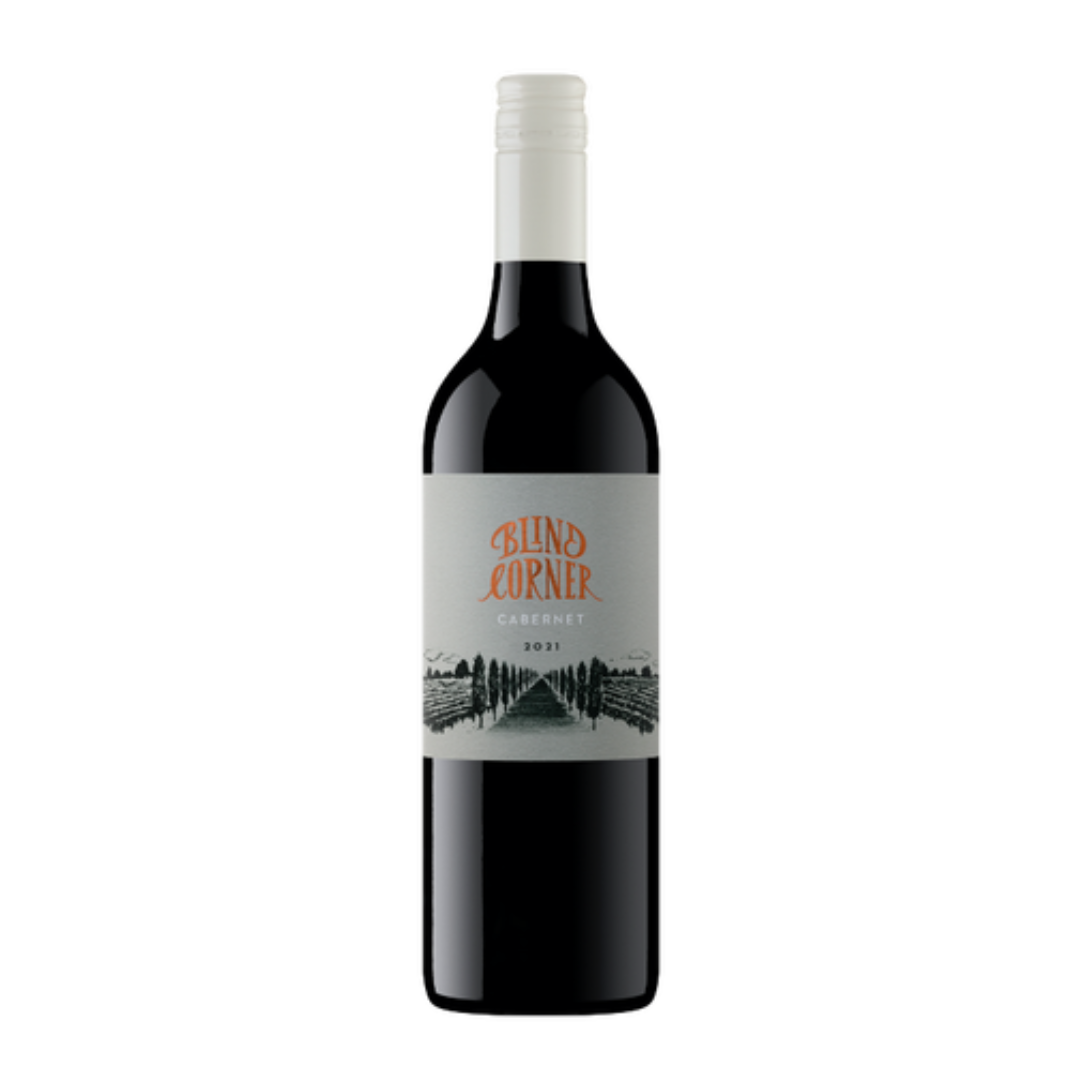 Bottle of Blind Corner Organic and Biodynamic Margaret River Cabernet wine 