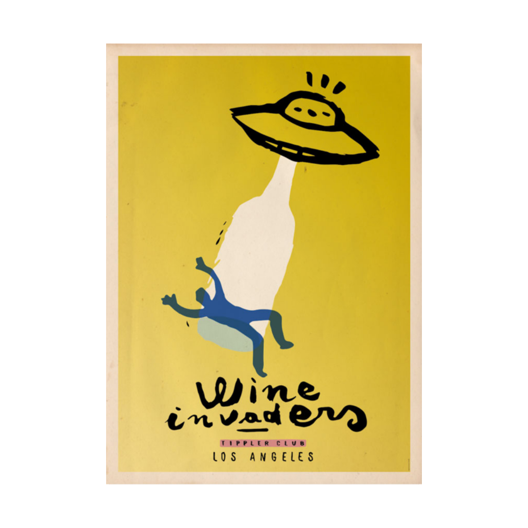 Wine Invaders Poster